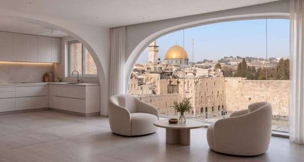 Real Estate in Jerusalem’s Old City: Apartment Designed by Moshe Safdie Listed for NIS 50 Million